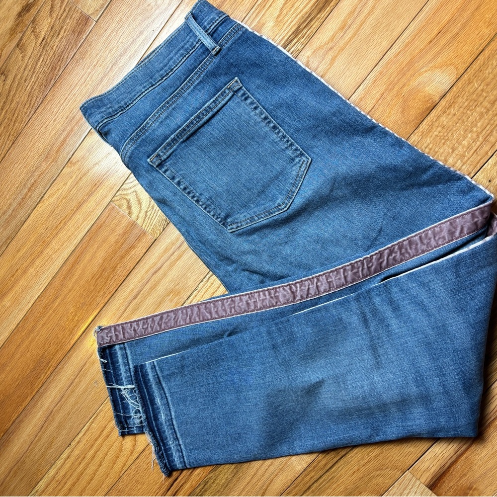 Loft Jeans with velvet strip on the sides